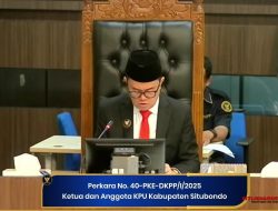 DKPP Resmi Jatuhkan Sanksi ke Ketua dan Anggota KPU Situbondo atas Pelanggaran Etik