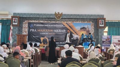 PT Amanah Barokah Haramain Kukuhkan Legalitas dan Pelayanan Umrah Profesional Lewat Manasik Akbar Di Pasir Putih Situbondo Hari ini